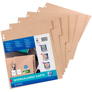 Oxford Karton-Register TOUAREG, blanko, DIN A4, 6-teilig