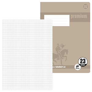 Staufen® Schulheft Premium Lineatur 23 rautiert DIN A4 ohne Rand, 16 Blatt