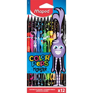 Maped Dreikant-Buntstift COLOR'PEPS MONSTER, 12er Kartonetui