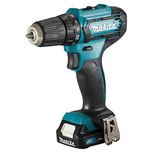 makita DF333DSAL1 Akku-Bohrschrauber-Set 12,0 V, mit 2 Akkus