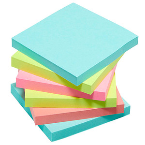 Post-it® Super Sticky Cosmic Haftnotizen extrastark farbsortiert 6 Blöcke
