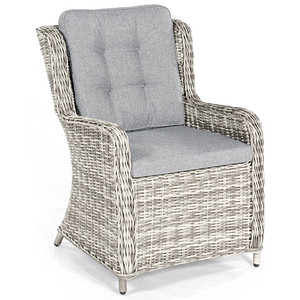 Müsing Gartenstuhl mit Armlehnen Sunny Smart Lincoln taupe, Metall, 1 St.