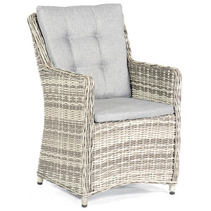 Müsing Gartenstuhl mit Armlehnen Sunny Smart Hamilton taupe, Metall, 1 St.