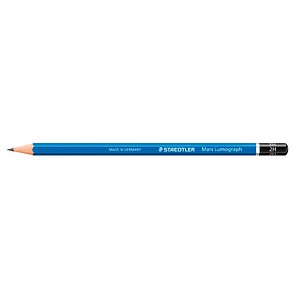 STAEDTLER Mars Lumograph 100 Bleistifte 2H blau 12 St.