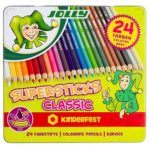24 JOLLY SUPERSTICKS CLASSIC KINDERFEST Buntstifte farbsortiert