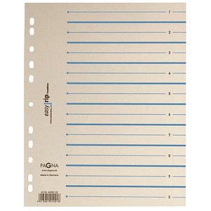 PAGNA Trennblätter Easy Rip 1-0 beige, 100 St.