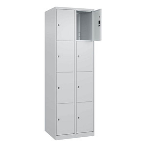 CP Schließfachschrank Classic Plus lichtgrau 080000-204 S10008, 8 Schließfächer 60,0 x 50,0 x 185,0 cm