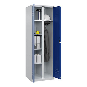 CP Spind Classic Plus enzianblau, lichtgrau 080600-20 S10003, 1 Schließfach 60,0 x 50,0 x 185,0 cm