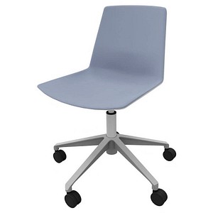 Quadrifoglio Besucherstuhl Clue OCLUEA01 GR B01/014 blau, grau Stoff