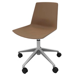 Quadrifoglio Besucherstuhl Clue OCLUEA01 GR B01/016 braun, grau Stoff