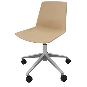 Quadrifoglio Besucherstuhl Clue OCLUEA01 GR B03/181 beige, grau Kunstleder