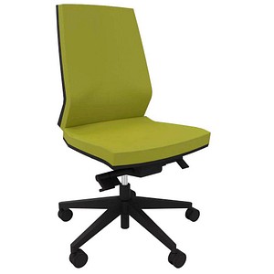 Quadrifoglio Bürostuhl Omnia grün, schwarz Stoff