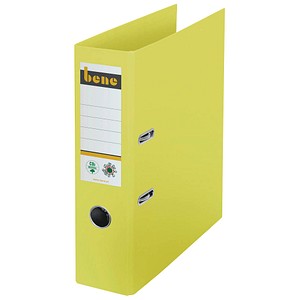 bene No.1 Ordner gelb Karton 8,0 cm DIN A4
