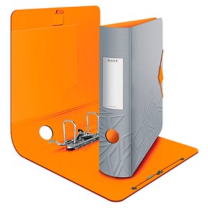 LEITZ Ordner Active Urban Chic, 180 Grad, 82 mm, stone DIN A4, abgerundeter Rüc