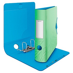 LEITZ Ordner Active Urban Chic, 180 Grad, 82 mm, hellgrün DIN A4, abgerundeter 