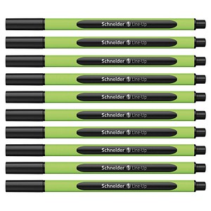10 Schneider Line-Up Fineliner schwarz 0,4 mm
