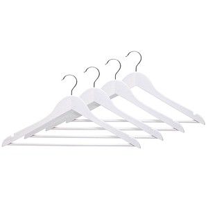 4 Zeller Kleiderbügel weiß