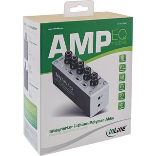 INLINE AmpEQ mobile, HiRes Audio Kopfhörer-Verstärker und Equalizer, 3,5mm Klin