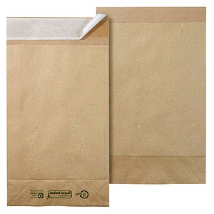 flexiPAK Faltentaschen classic eco ca. DIN D4 ohne Fenster natur mit 5,0 cm Falte, 500 St.