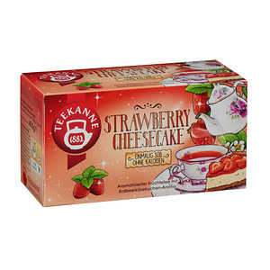 TEEKANNE STRAWBERRY CHEESECAKE Tee 18 Portionen