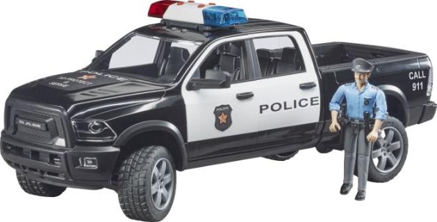 bruder RAM 2500 Polizei Pickup mit Polizist 2505 Spielzeugauto