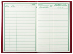 EXACOMPTA Carnet d'entretien, 210 x 135 mm vertical