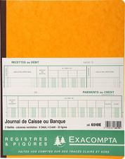EXACOMPTA Spaltenbuch "2 libellés 7 débit 14 crédit