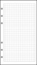 EXACOMPTA Nachfüllung Exatime 17, karierter Block (5 x 5)