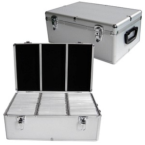 MediaRange 500er CD-/DVD-Koffer DJ-Case grau