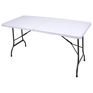 Garden Pleasure Gartentisch Mufaro weiß rechteckig 180,0 x 75,0 x 74,0 cm