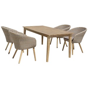 Garden Pleasure Sitzgruppe Visalia braun