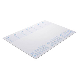 Schreibunterlage, 480x330mm, Blanko/Kalendarium, 30 Blatt