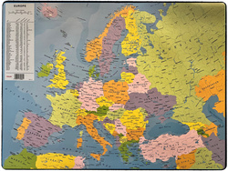 Esselte Sous-main en plastique, "Carte de l'Europe