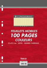 CONQUERANT Sept Ringbucheinlagen, S EYES, Farbe: gelb, 80 g (339207200)