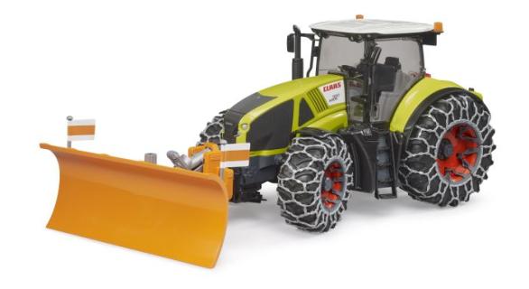 Claas Axion 950 mit Schnee-+Räum.