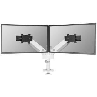 Neomounts Monitor-Halterung DS65S-950WH2 weiß für 2 Monitore, Tischklemme, Tischbohrung