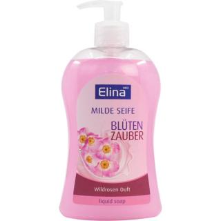 Elina Cremeseife/Flüssigseife in Spenderflasche 500 ml | Blütenzauber Wildrose