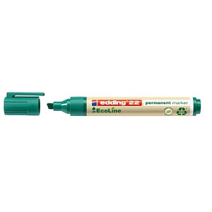10 edding 22 EcoLine Permanentmarker grün 1,0 - 5,0 mm