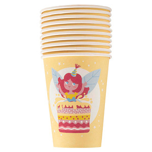 10 PROnappe Einweg-Kaffeebecher Fee 200,0 ml