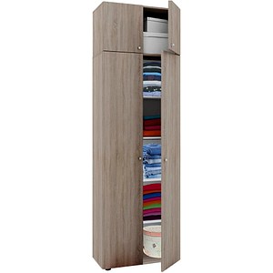 VCM my office Vandol Aktenschrank sonoma-eiche 4 Fachböden 70,0 x 40,0 x 218,0 cm