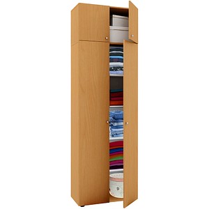 VCM my office Vandol Aktenschrank buche 4 Fachböden 70,0 x 40,0 x 218,0 cm