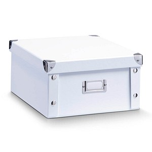 Zeller Aufbewahrungsbox 9,6 l weiß 26,0 x 31,0 x 14,0 cm