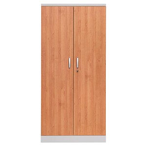 Gürkan Stahlschrank 100109 lichtgrau, erle 92,0 x 42,0 x 195,0 cm