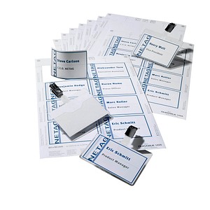 DURABLE NAMENSSCHILDER-SET MIT CLIP (8181-00)