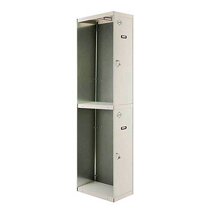 Simonrack Anbau-Spind SIMONLOCKER DIY grau 8435104936245, 2 Schließfächer 30,0 x 50,0 x 180,0 cm
