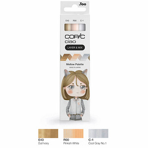 COPIC Marke ciao, 3er Set "Mellow Palette"