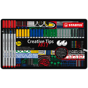 STABILO Creative Tips ARTY CLASSIC, 30er Metalletui
