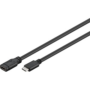 WENTRONIC Goobay USB 3.0 SuperSpeed Kabel 1 m, Schwarz