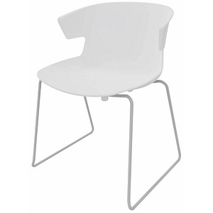 Quadrifoglio Besucherstuhl COVE OCOVEV02/16IO weiß Kunststoff