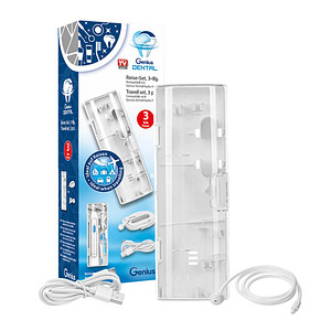 Genius Zahnbürsten-Etui Reise-Etui transparent,